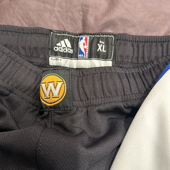 Adidas Youth L and XL golden state warrior basketball shorts. - Picture 2 of 4